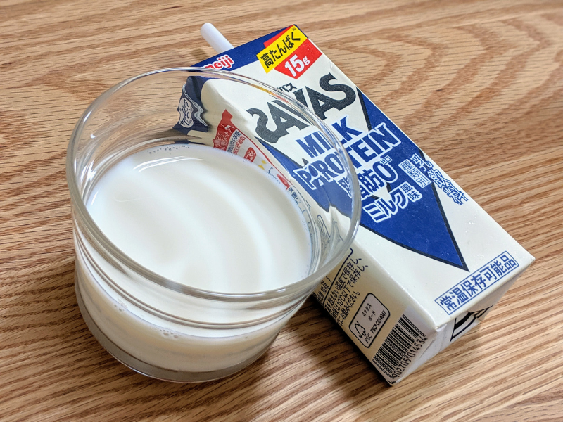 ザバスミルクプロテインミルク風味